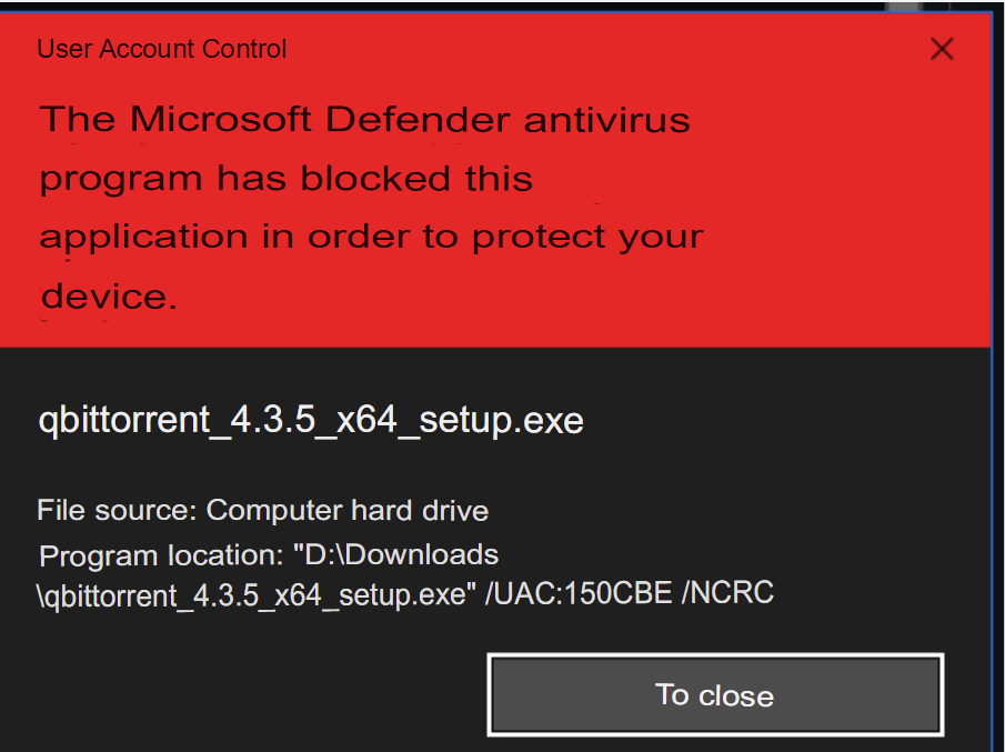 problem Defender · Issue 14896 · qbittorrent/qBittorrent · GitHub