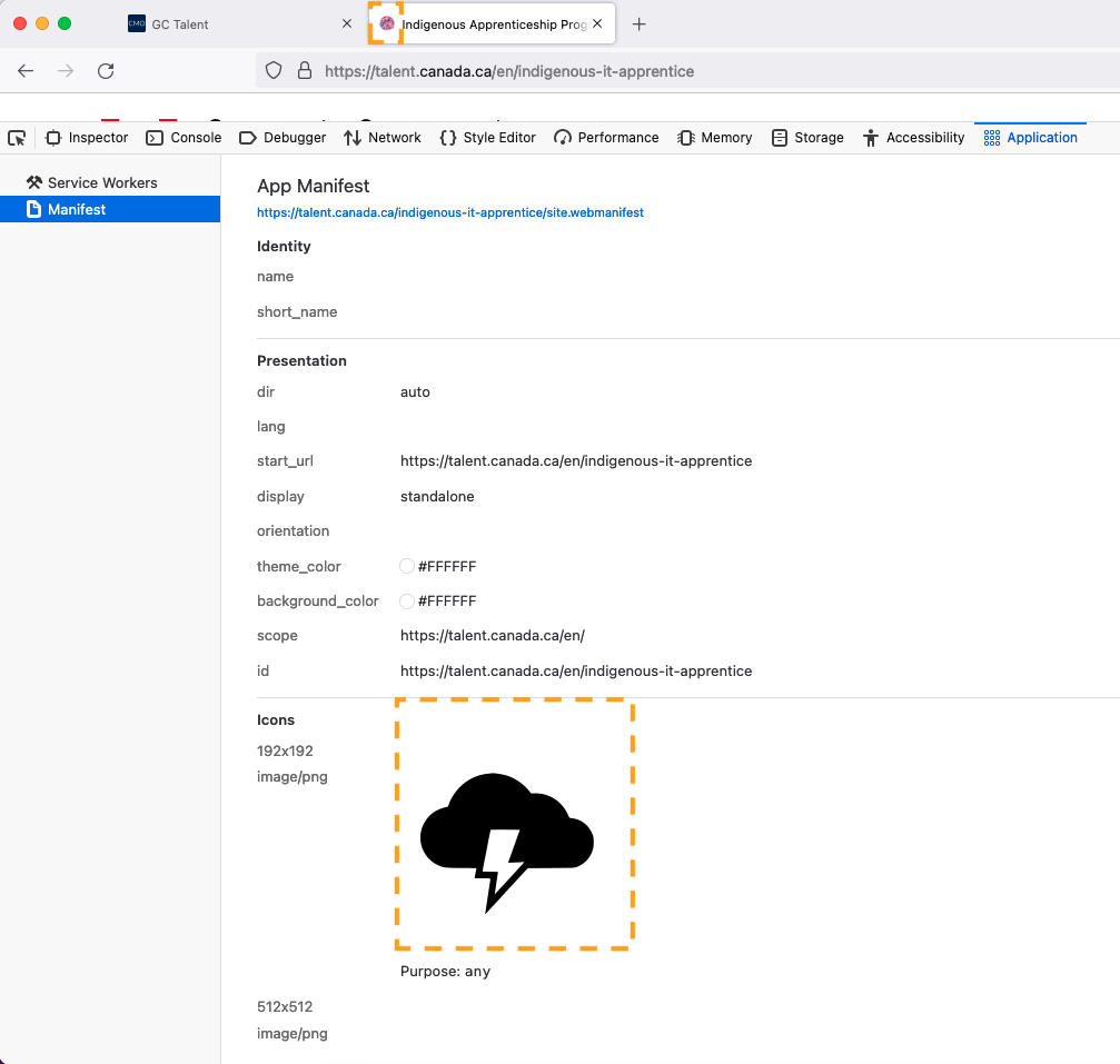 Web app manifest files reference wrong icon files · Issue #4078 · GCTC ...