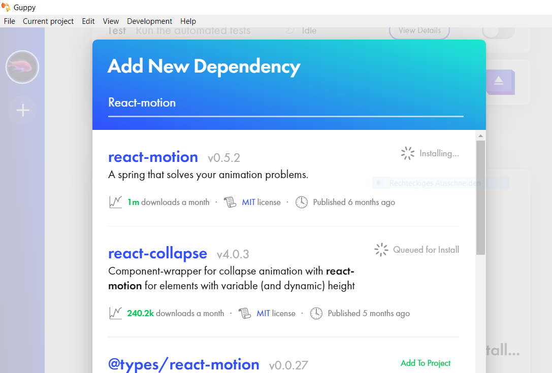 Improve queuing of dependencies abort queued items & installation