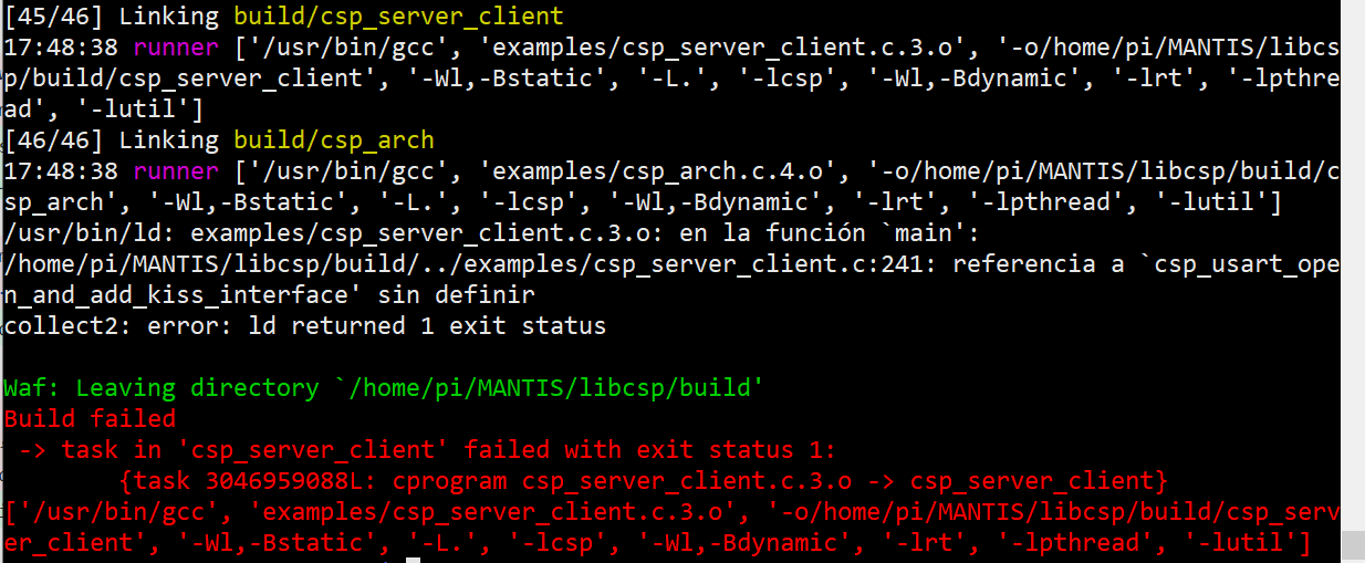 Example csp_server_client error · Issue 195 · libcsp/libcsp · GitHub