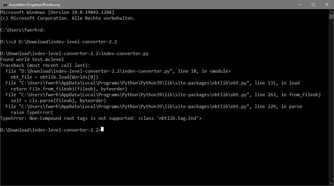 converting infdev '.mclevel' to infdev 'world' files · Issue #6 ...
