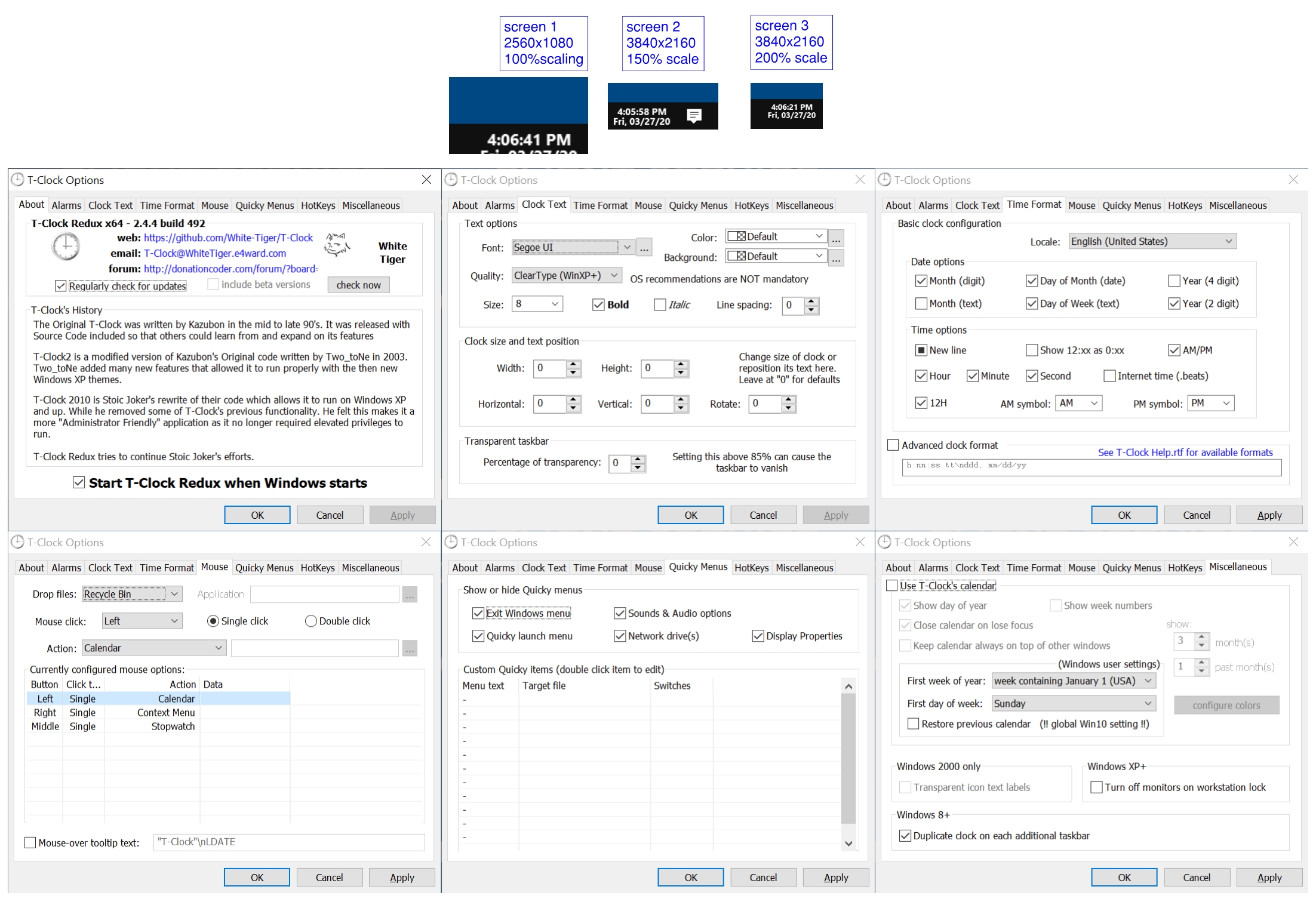 T-Clock_Multi-Screen_Scaling_issue