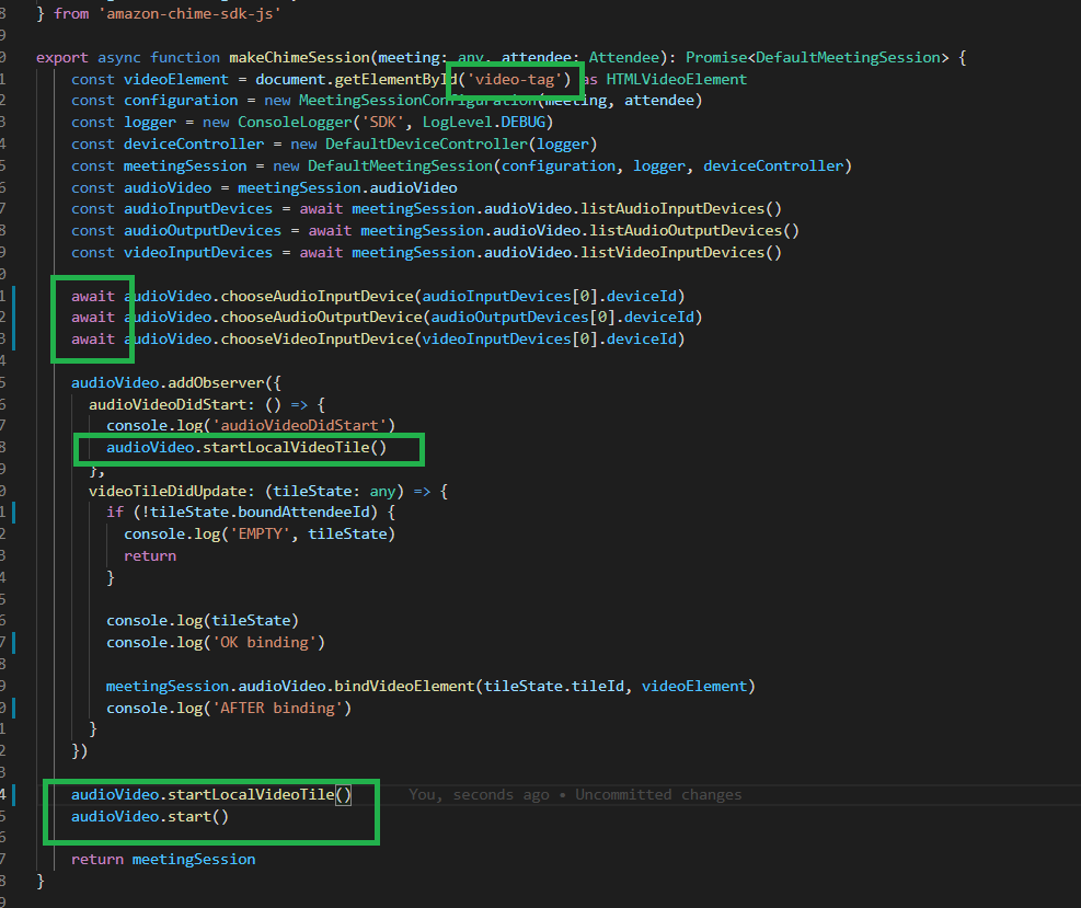 Video tiles does not appear even though there are no errors · Issue ...