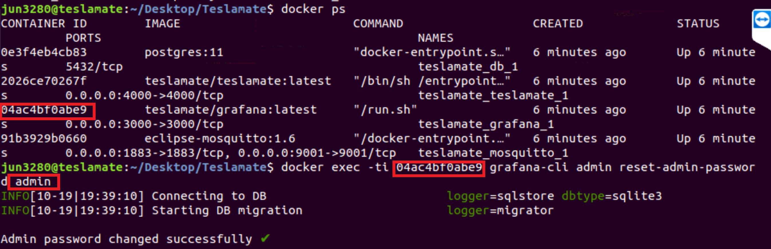 grafana-password-reset