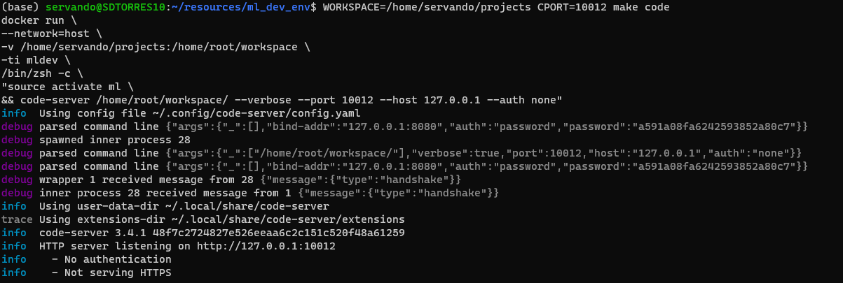 Code server not loading · Issue #1 · abhishekkrthakur/ml_dev_env · GitHub