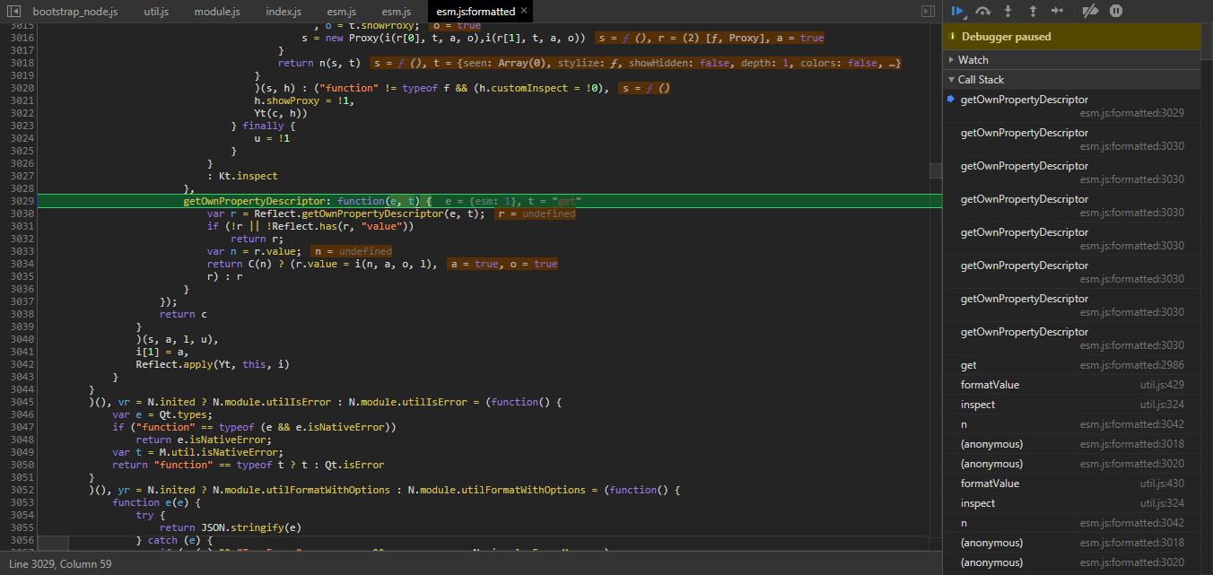 Hangs indefinitely after 3.0.38 · Issue #451 · standard-things/esm · GitHub