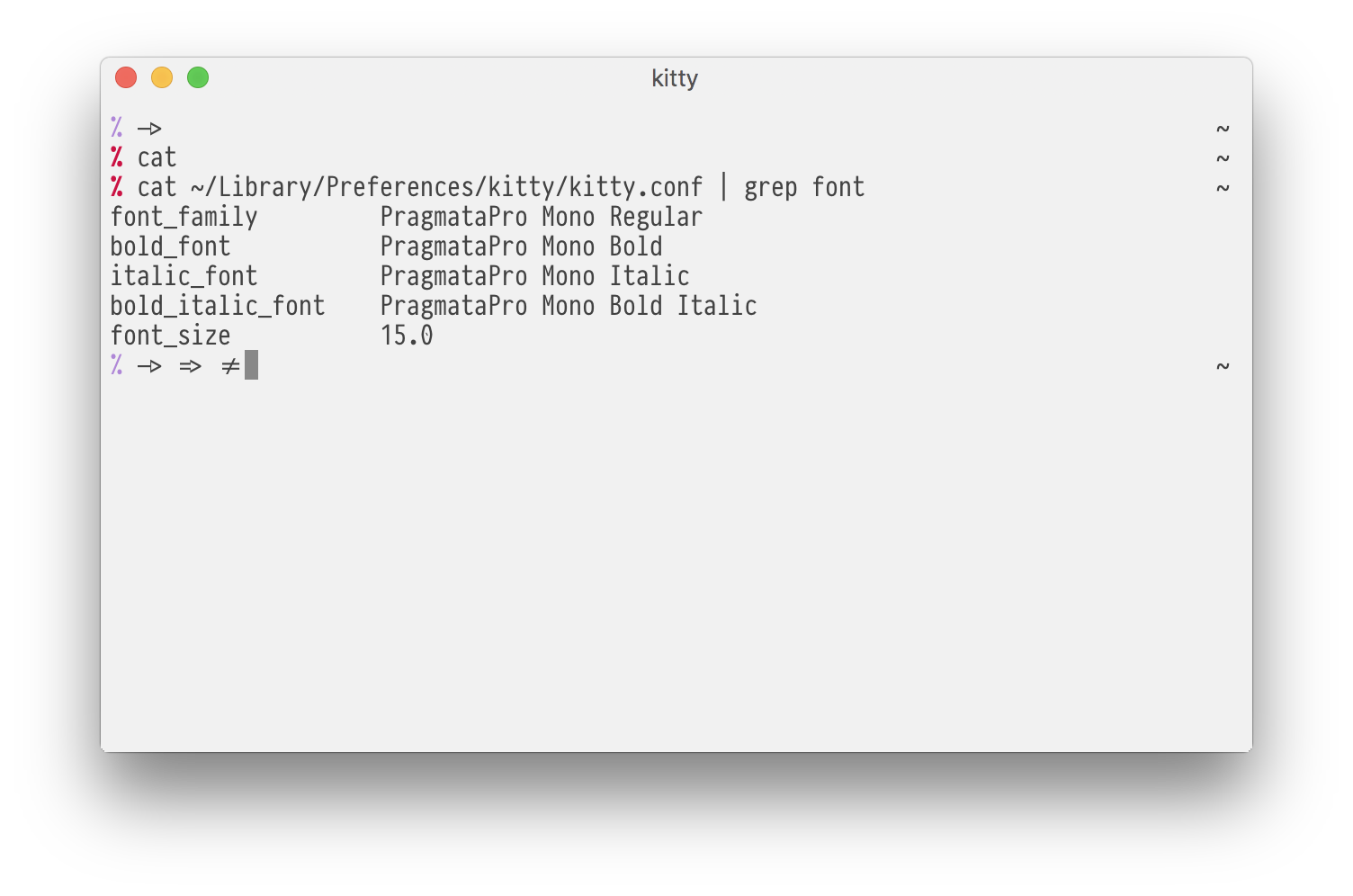 kitty doesn't detect Pragmata Pro · Issue #557 · kovidgoyal/kitty · GitHub