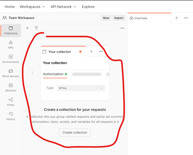 Some workspace collection list hidden by 