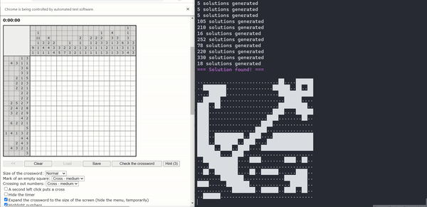 GitHub - knosmos/yesyesgram: Nonogram solver with Selenium · GitHub