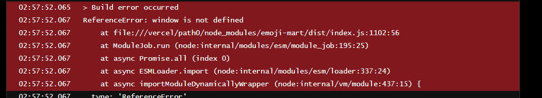 window is not defined in next build · Issue #597 · missive/emoji-mart ...
