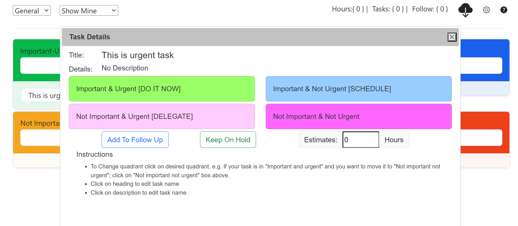 Github Udkadam Urgentimportantmatrix Eisenhowermatrix Prioritymatrix