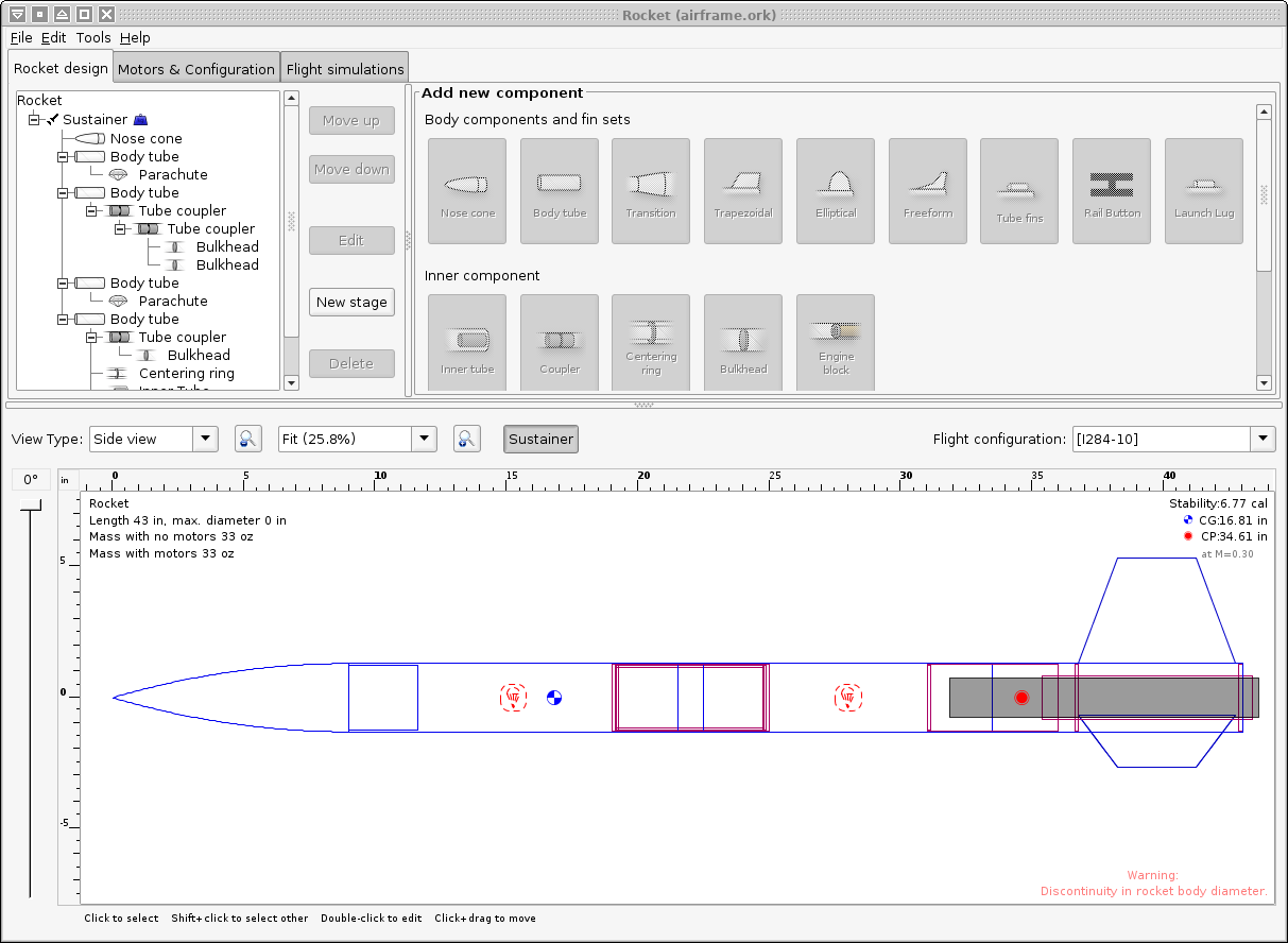 Rocket shows very different CG in 15.03 and current unstable · Issue ...