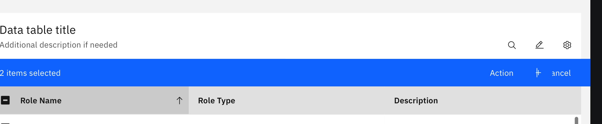 incorrect rendering of data table tool&action bars... · Issue #225 ...