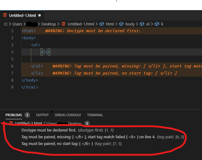 Doesn't work · Issue #61 · microsoft/vscode-htmlhint · GitHub