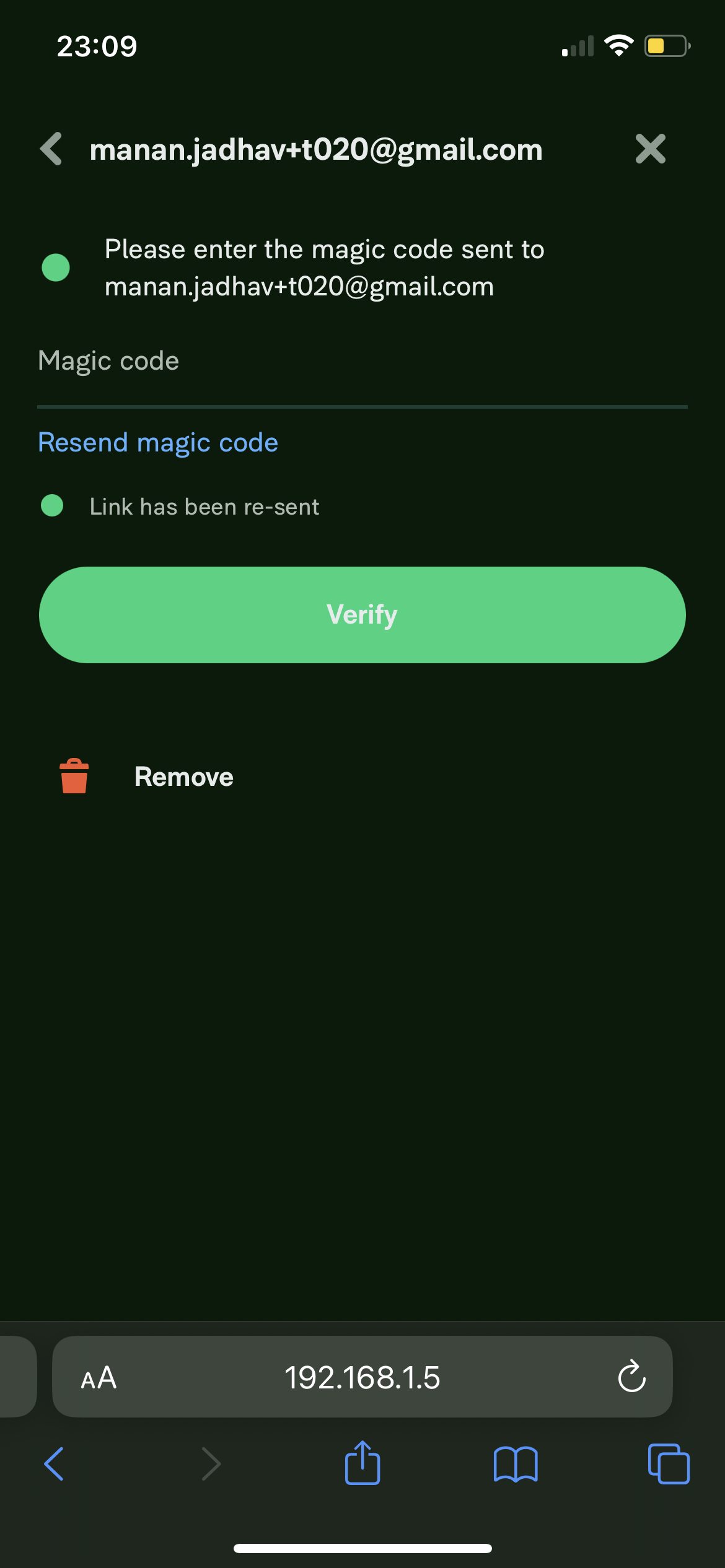 mweb-safari-resend-magic-code