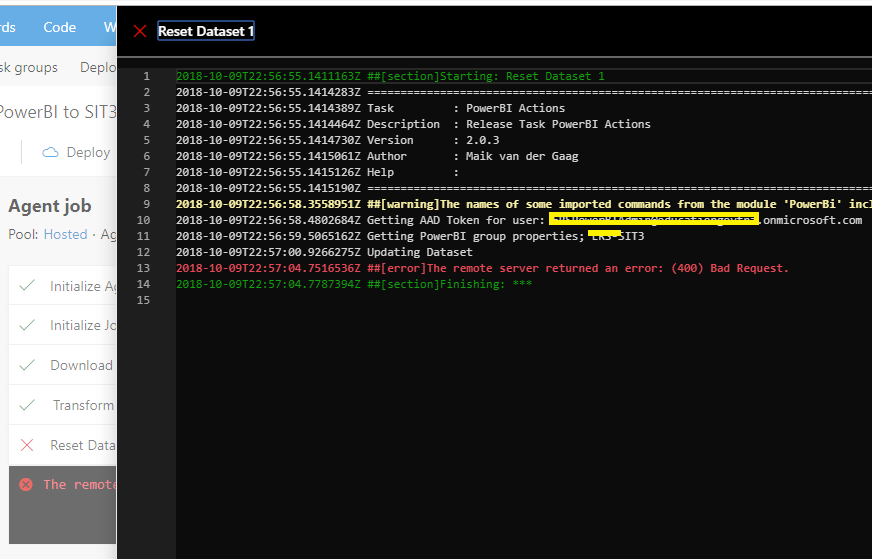 Updating Dataset task - Bad Request · Issue #35 · maikvandergaag/msft ...
