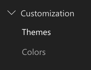 Color & Themes area in website broken · Issue #7972 · microsoft ...