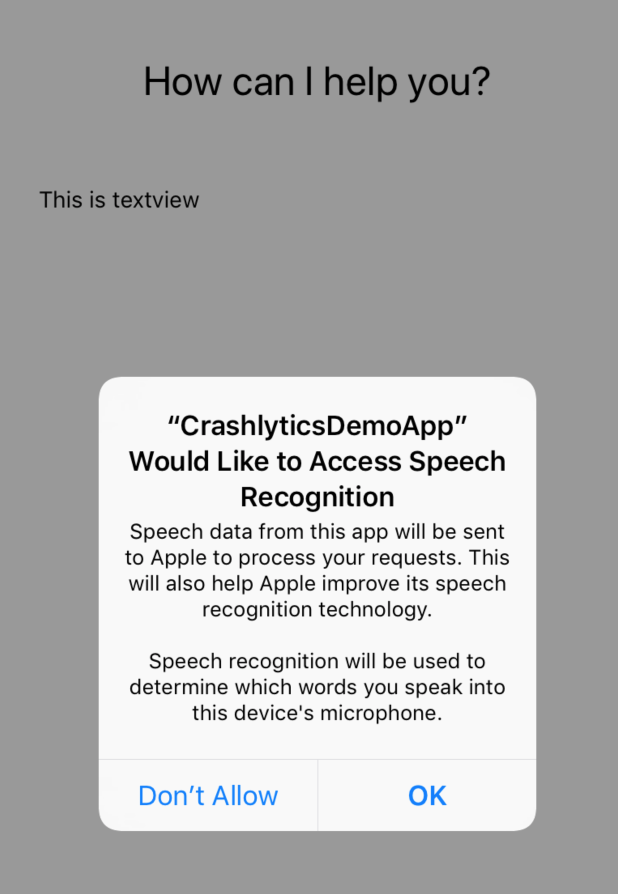Github Vikash213 Speechtotext This Is Sample Application For Converting Speech To Text Through Speech Framework Of Ios