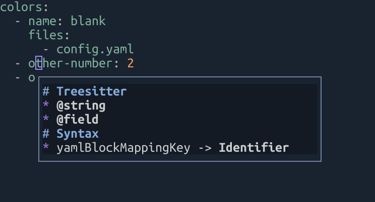 yaml syntax highlighting not showing distinct colors for field and ...