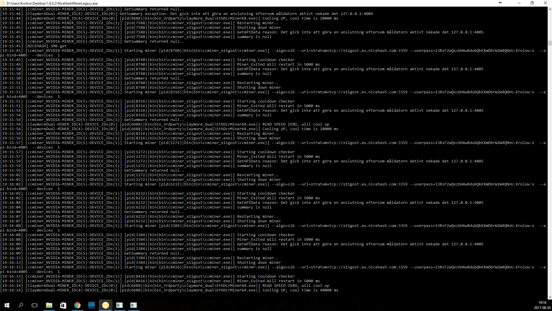 GTX1050 and 1060 crashing, only when both cards are mining · Issue #125 ...