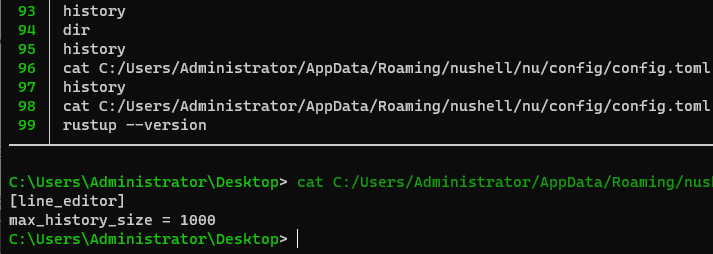 `max_history_size` not working · Issue #3965 · nushell/nushell · GitHub