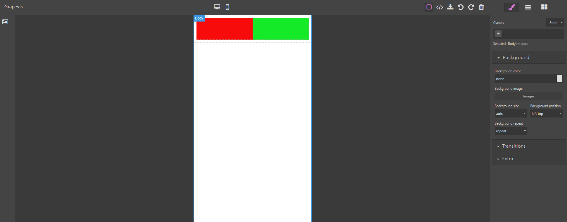 Issue with responsive design. · Issue 3089 · GrapesJS/grapesjs · GitHub