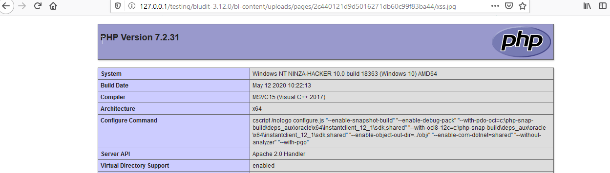 REMOTE CODE EXCEUTION BY FILE UPLOAD IN bludit version 3.12.0 · Issue ...