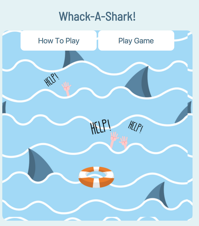 GitHub - sweeneyyy/whack-a-shark: A fun take on the classic 'whack-a ...