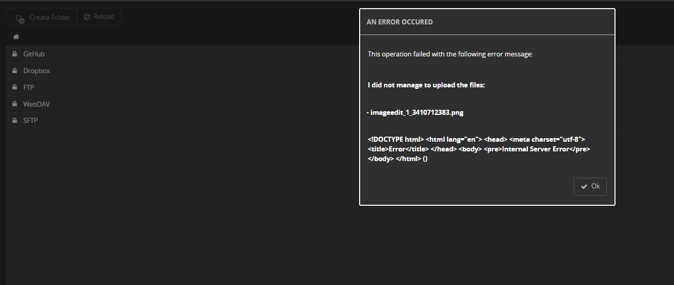 internal server error when trying to upload an image · Issue #957 ...
