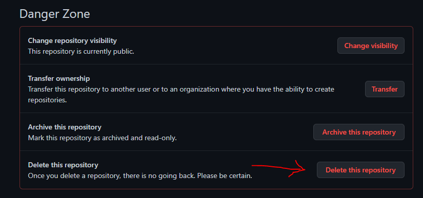 How to delete my Github Page · community · Discussion #50099 · GitHub