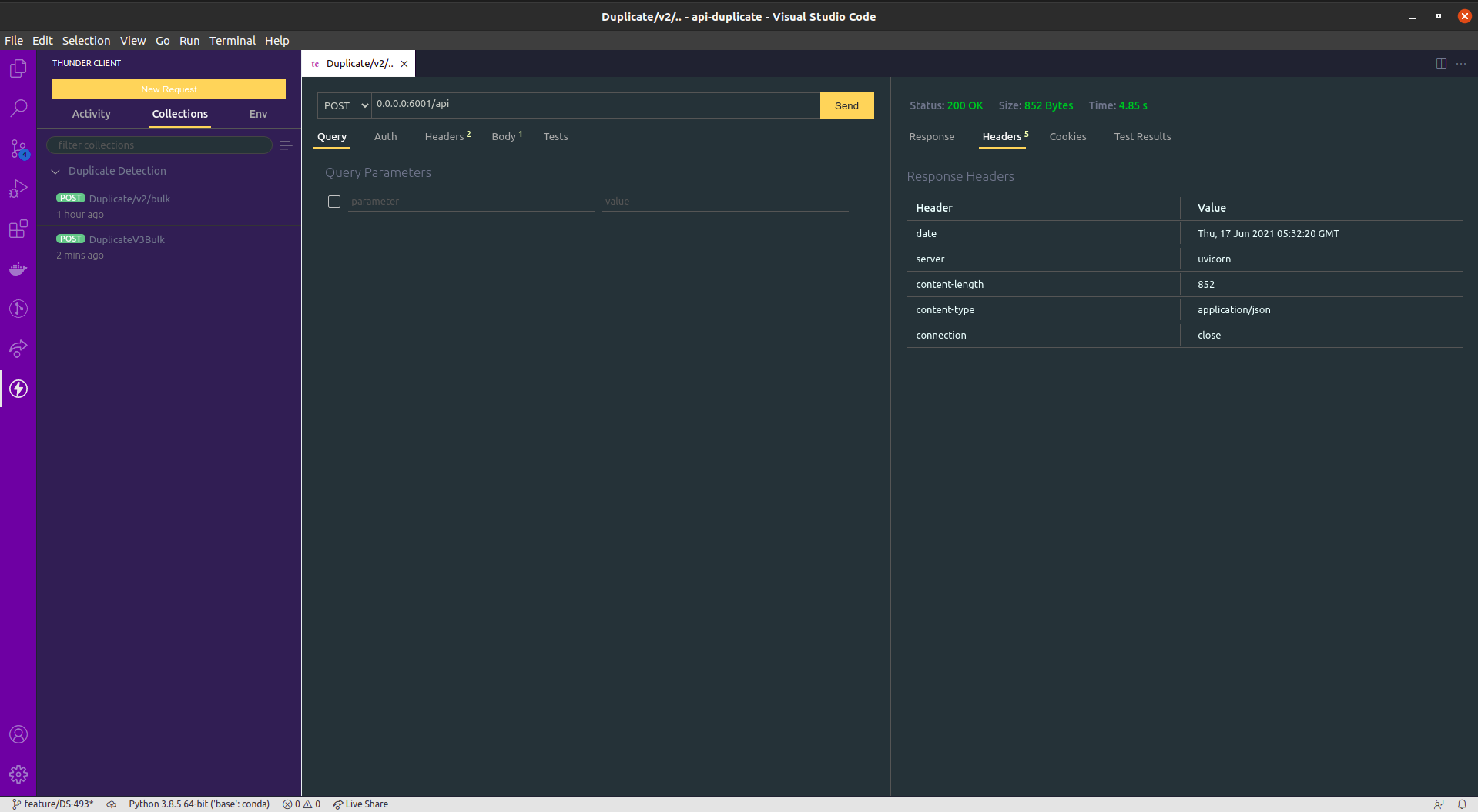 Multiple tabs for each api under collection · Issue #203 ...