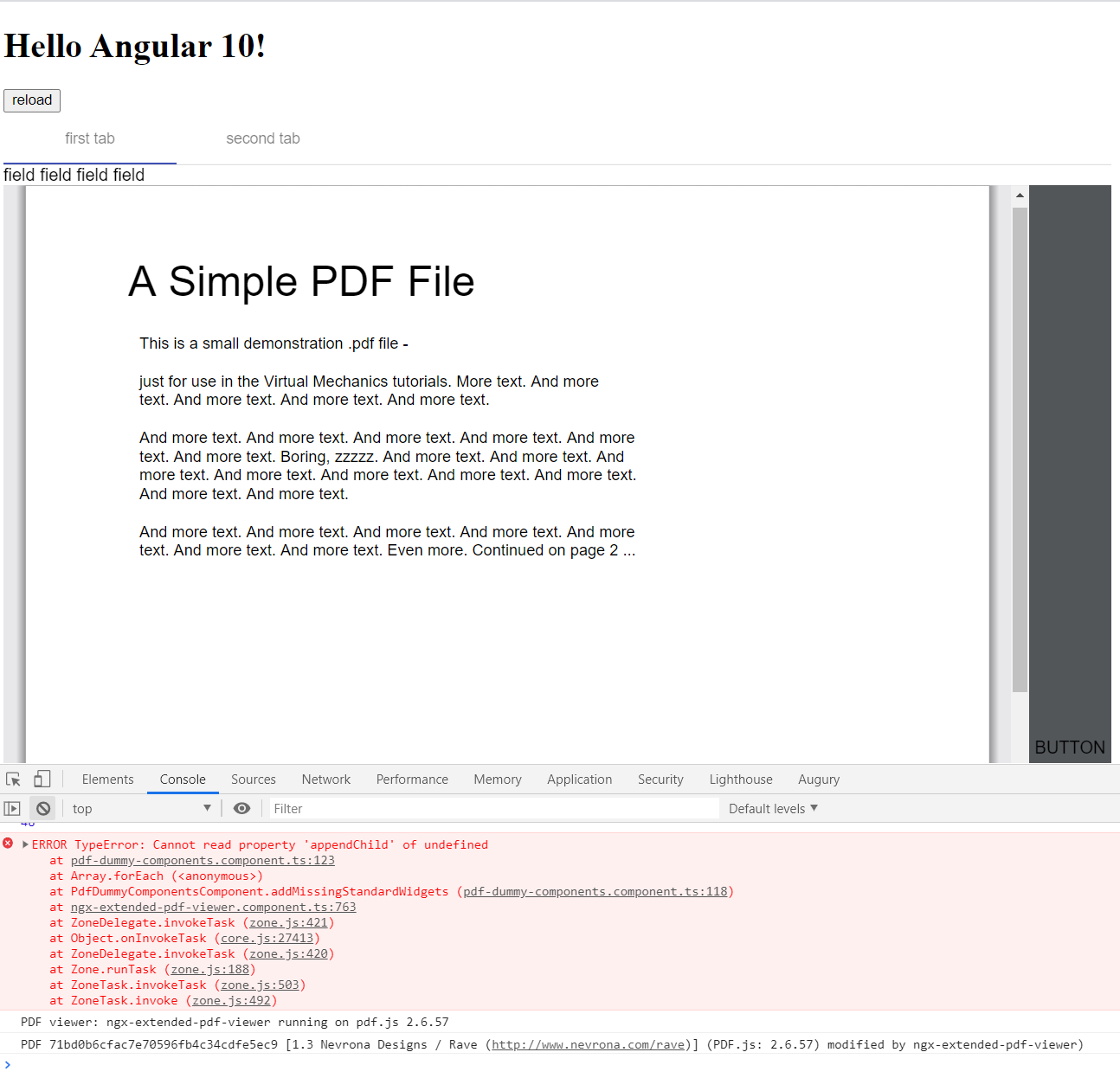 Cannot read property 'appendChild' of undefined · Issue 449
