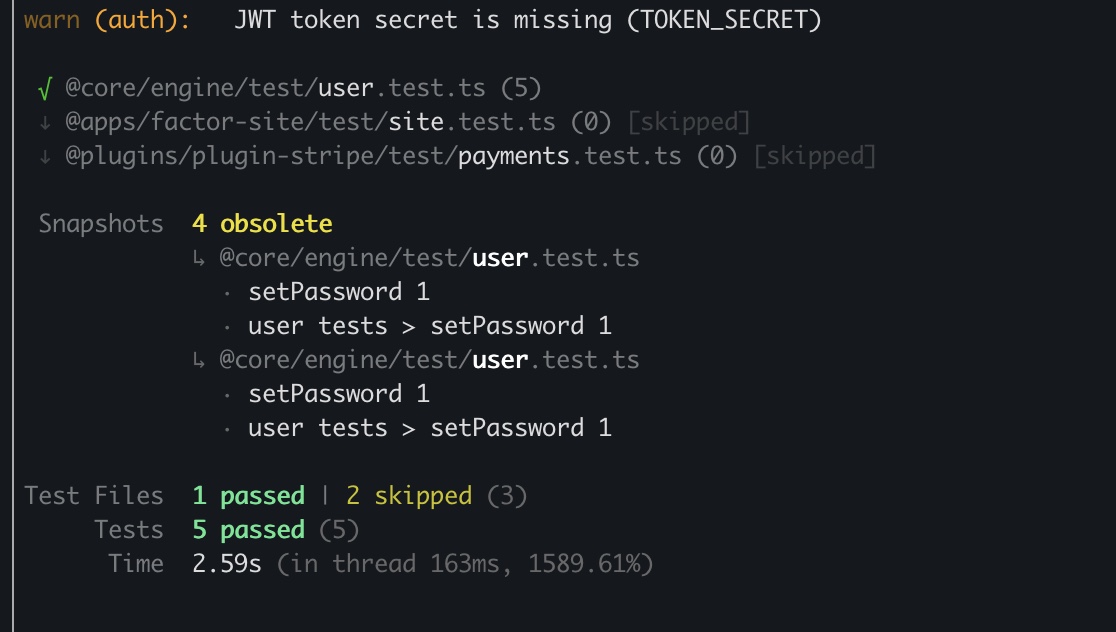 Regression (0.2.8) - Only one test file is running other suites are ...