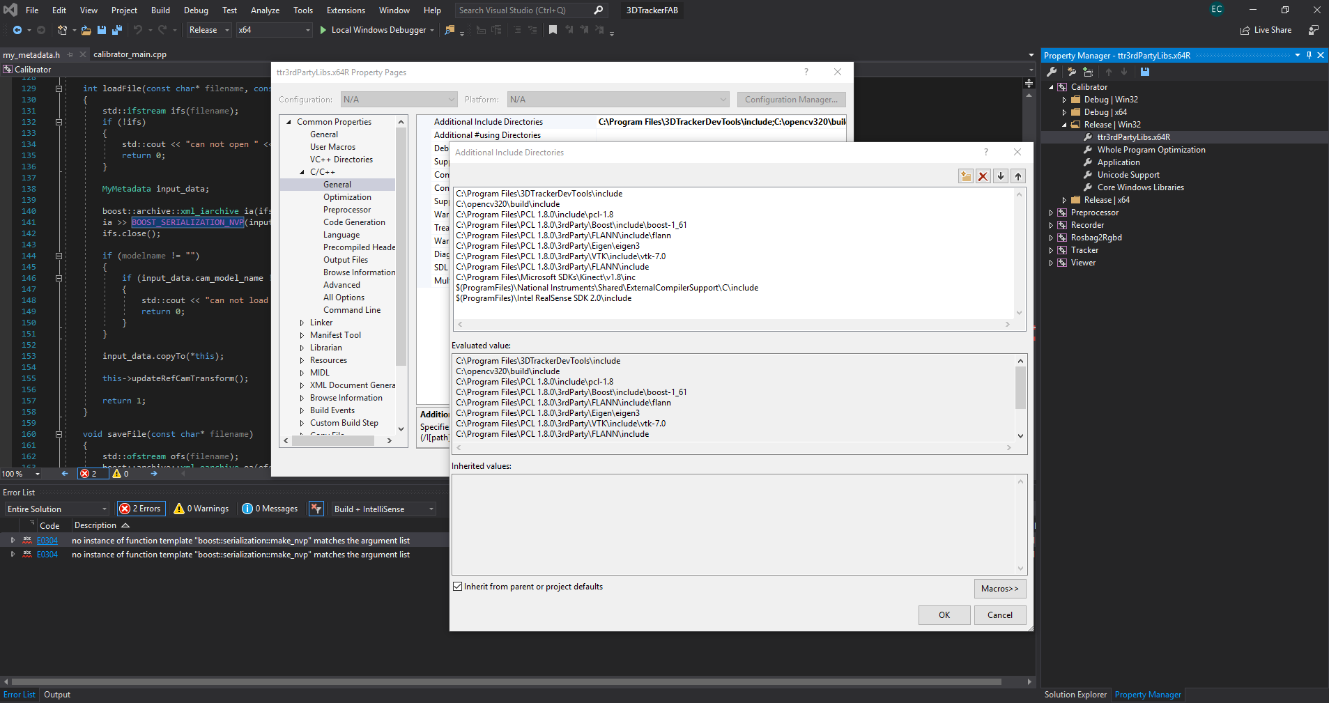 no instance of function template "boost::serialization::make_nvp ...