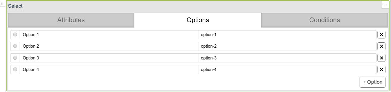Cannot add select options (1.0 release branch) · Issue #149 · Draggable ...
