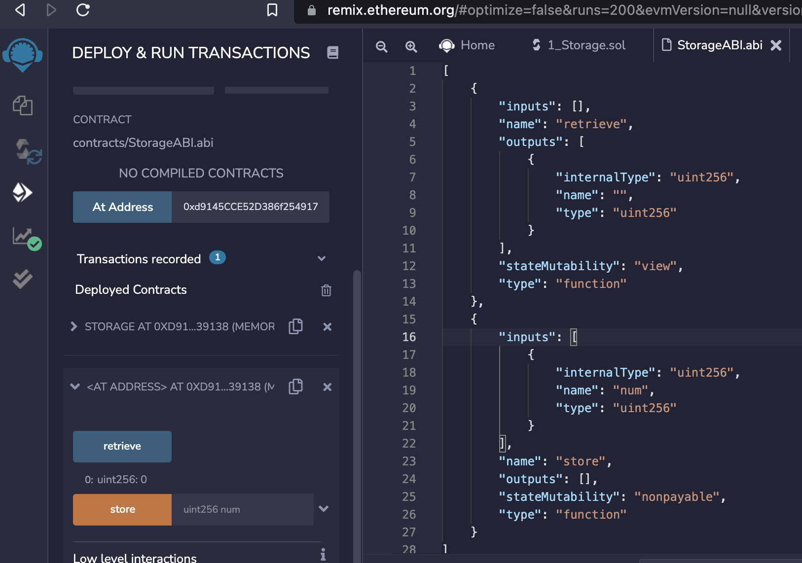 Loading a contract at an address from ABI was broken in a recent update ·  Issue #2220 · remix-project-org/remix-project