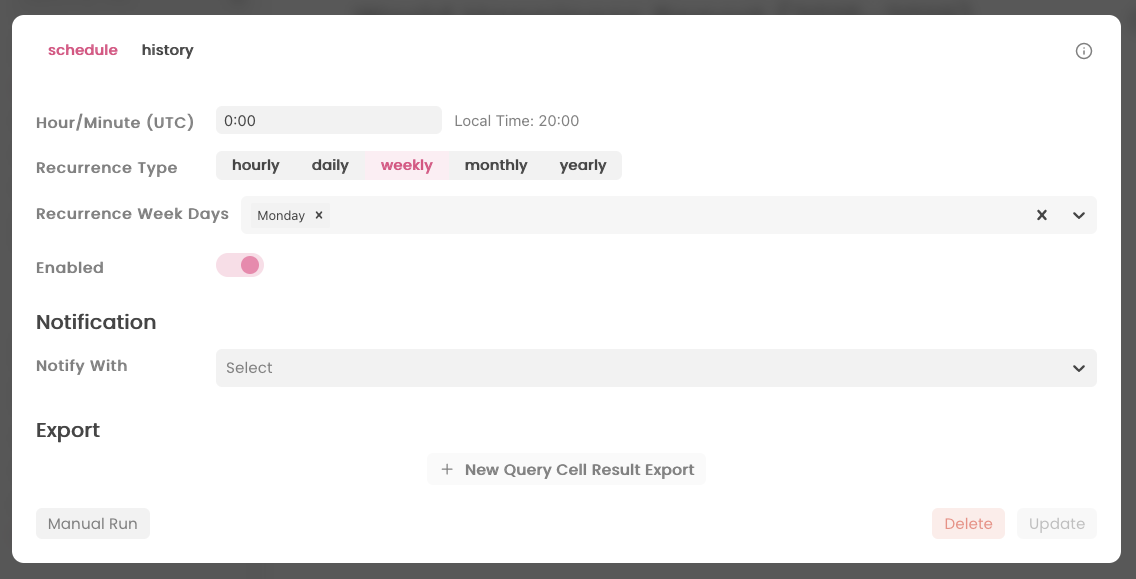 Next Run on Schedules page is incorrect for certain cron expressions