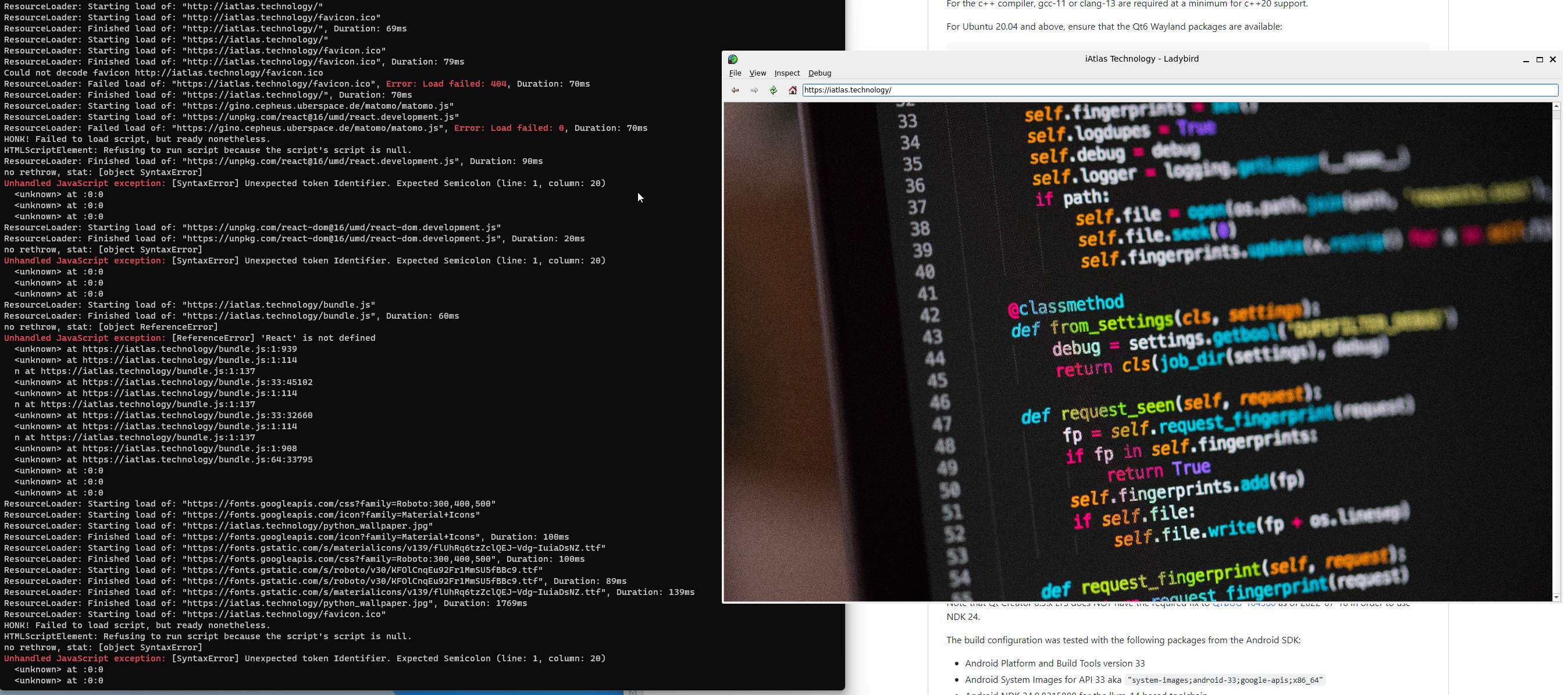 LibWeb/JS - Can't load websites with "React" · Issue #15352 ...