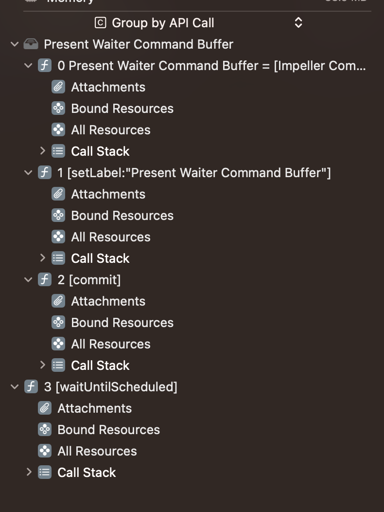 [Impeller] Xcode GPU Trace is not showing the frame · Issue 136925