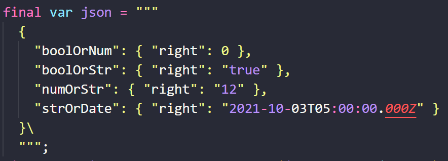 Text block breaks syntax highlighting if an odd number (>=3) of double ...