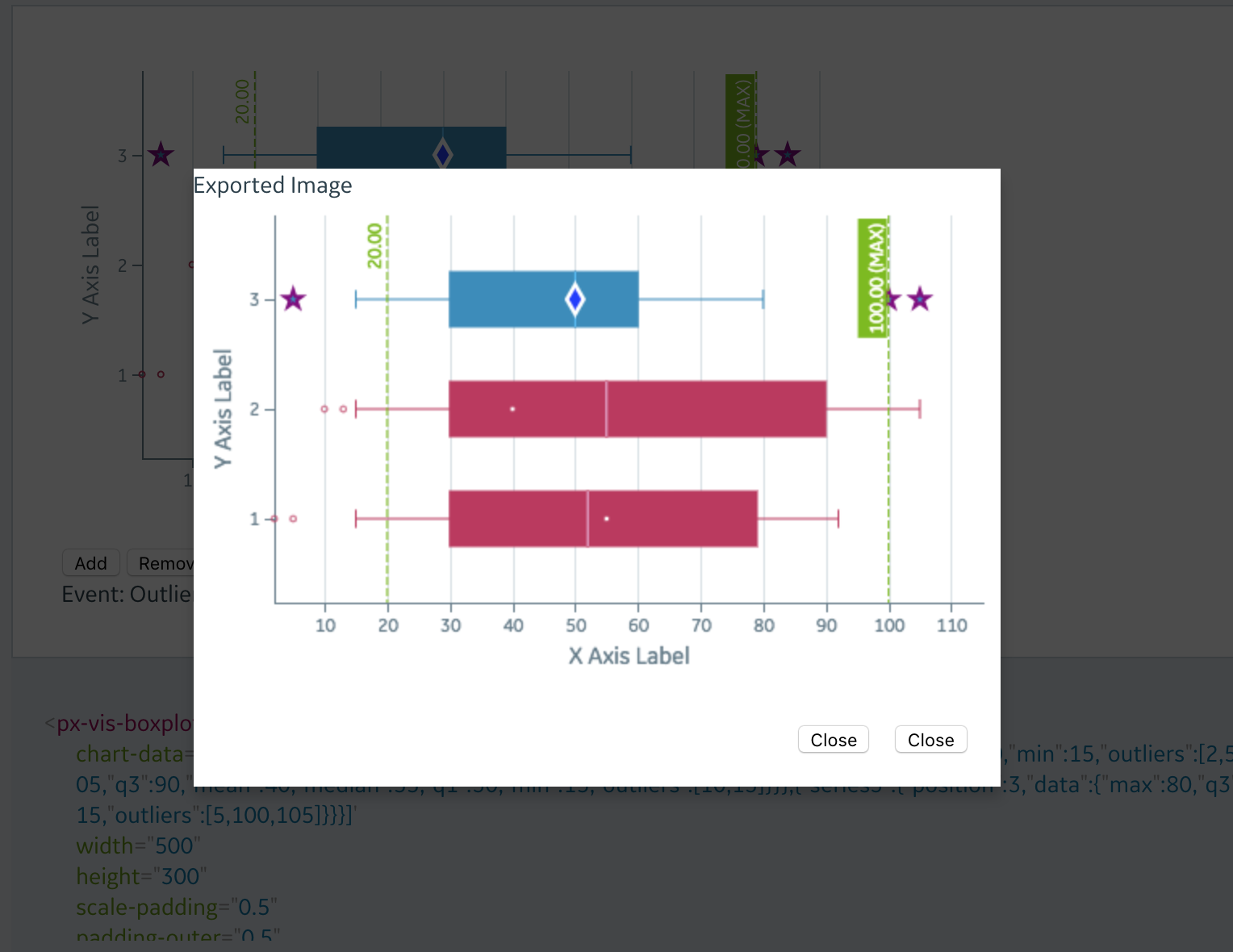 Export as image: 2 close buttons · Issue #55 · predixdesignsystem/px ...