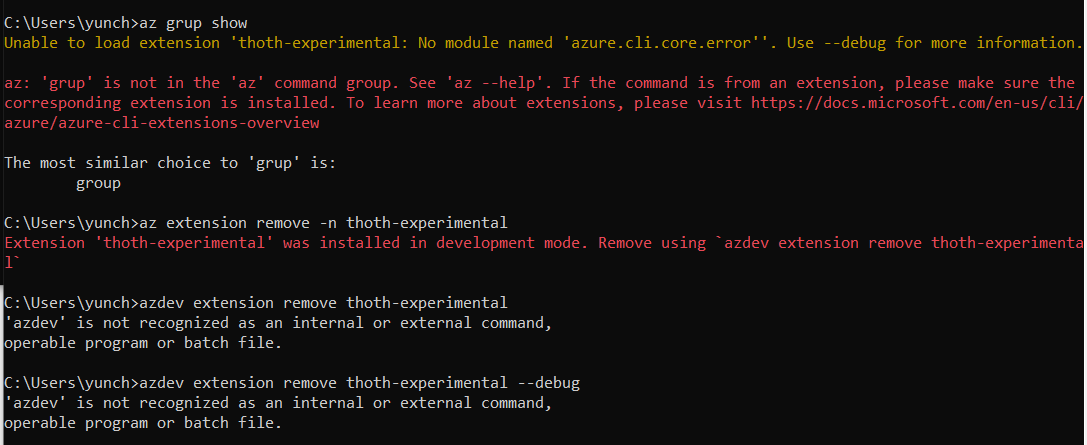 Cannot remove extension in development mode? · Issue #15215 · Azure ...