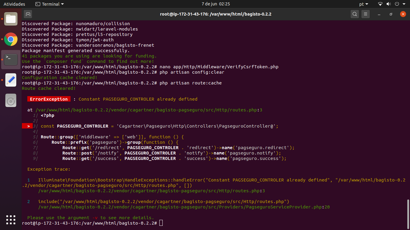 ErrorException · Issue #3183 · bagisto/bagisto · GitHub