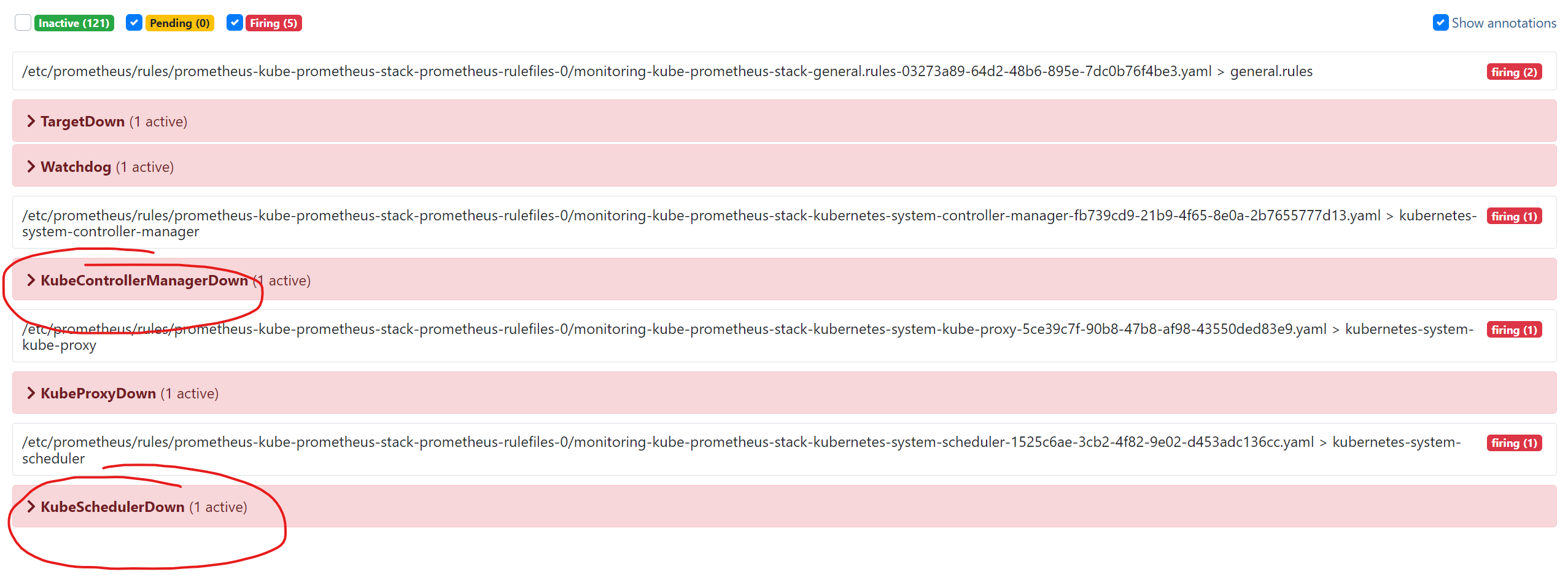 [kubeprometheusstack] kubeControllerManager {enabled false} doesn't