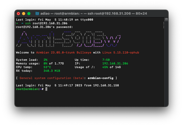 root用户授予不了权限及用户所属的问题。 · Issue #1374 · ophub/amlogic-s9xxx-armbian · GitHub