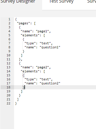 Designer tab shows wrong extra page when add question to second page ...