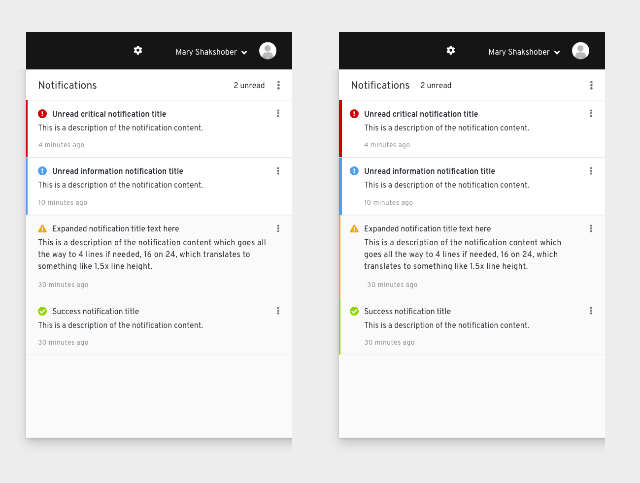 Notification drawer - Design revisions · Issue #1851 · patternfly ...