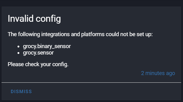 Platform not found in latest beta · Issue #88 · custom-components/grocy ...