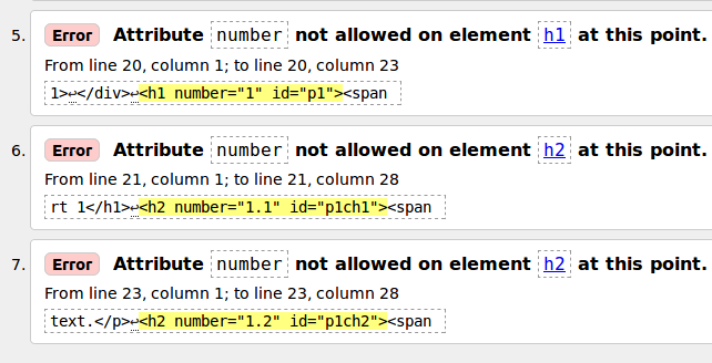 number is not allowed